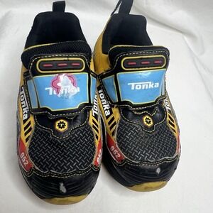 Tonka Construction Truck Boys Kids Size 10 Sneakers Kohl's Slip On Shoes